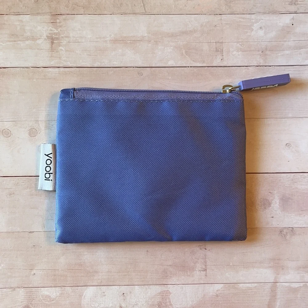 Yoobi Deep Periwinkle & Bananas Case & Coin Pouch
